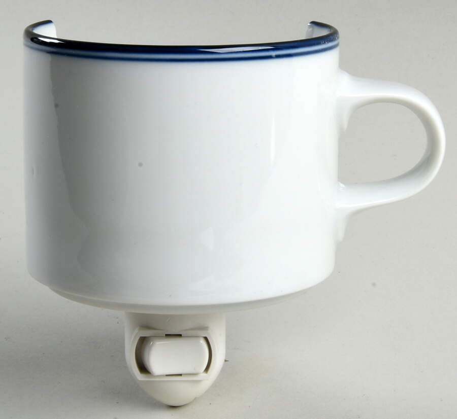 Allegro Blue (Japan) 1 5/8" + cup (H) Night Light/Cup HC by Dansk-1