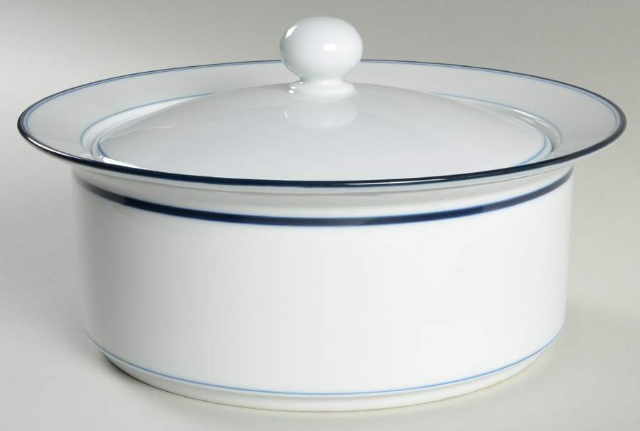 Allegro Blue (Japan) 2.5 Qt Round Covered Casserole by Dansk-1