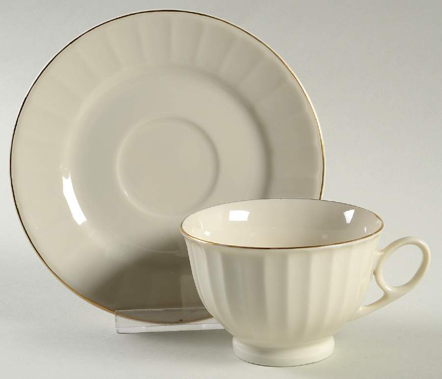 DI2 Footed Cup & Saucer Set by Diadem (China)-1