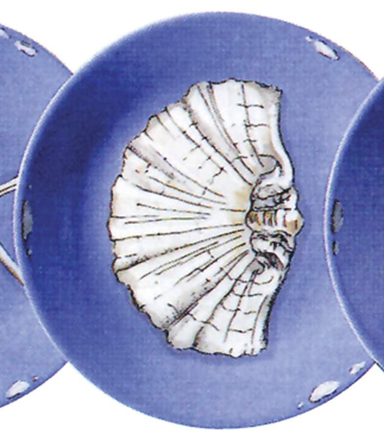 Sea Shells Canape Plate by Philippe Deshoulieres-1