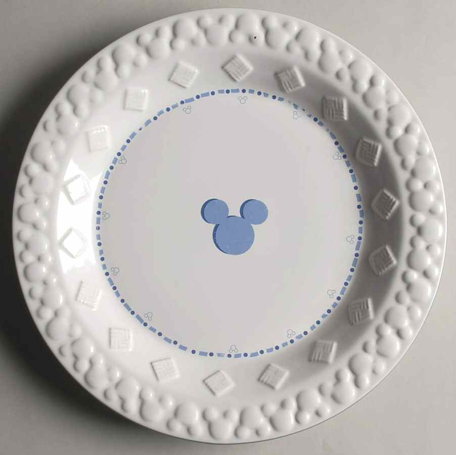 Gourmet Mickey (Blue Embossed) Dinner Plate by Disney-1