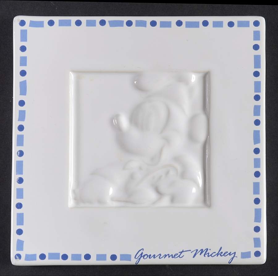 Gourmet Mickey (Blue Embossed) Trivet by Disney-1