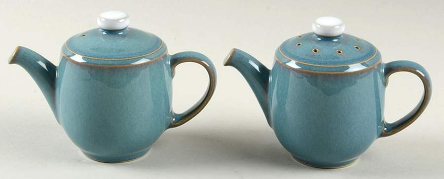 Azure Figural Salt & Pepper Set by Denby-Langley-1
