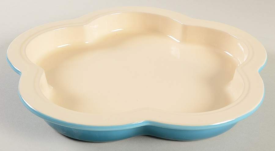 Azure Flower Shaped Platter by Denby-Langley-1