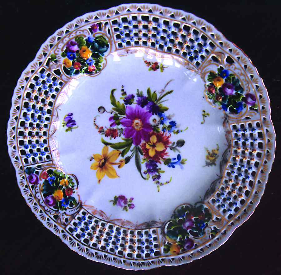 DRE63 Luncheon Plate by Dresden (German)-1