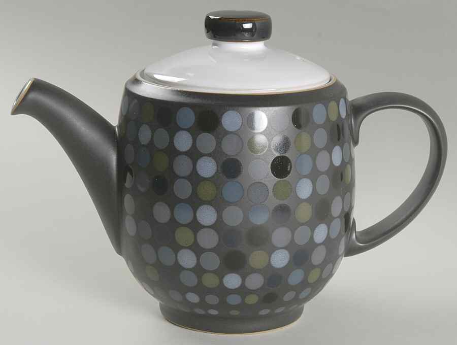 Jet Dots Teapot & Lid by Denby-Langley-1