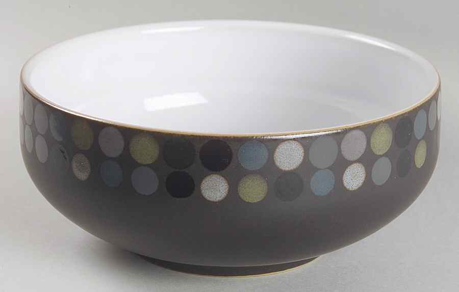 Jet Dots Soup/Cereal Bowl by Denby-Langley-1