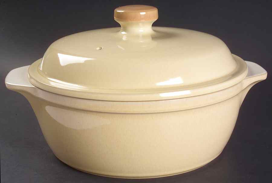 Caramel 2 Qt Round Covered Casserole by Denby-Langley-1