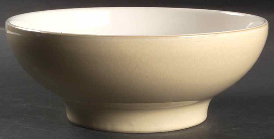 Caramel 9" Round Pedestal Serving Bowl by Denby-Langley-1