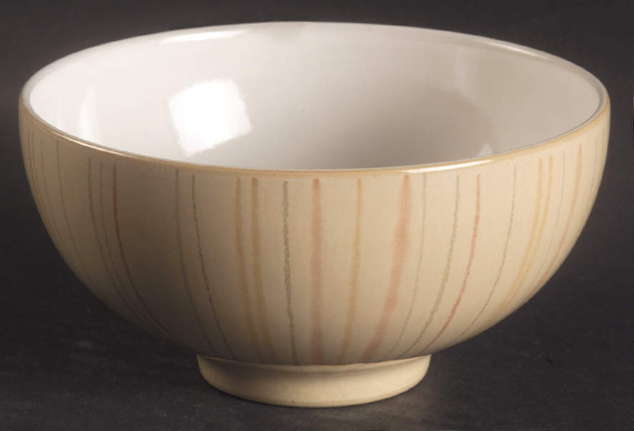 Caramel Stripes Rice Bowl by Denby-Langley-1