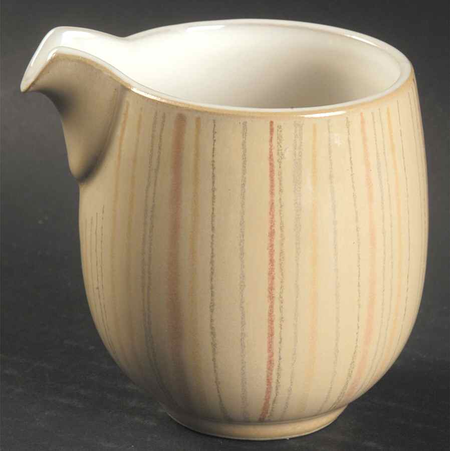 Caramel Stripes Creamer by Denby-Langley-1
