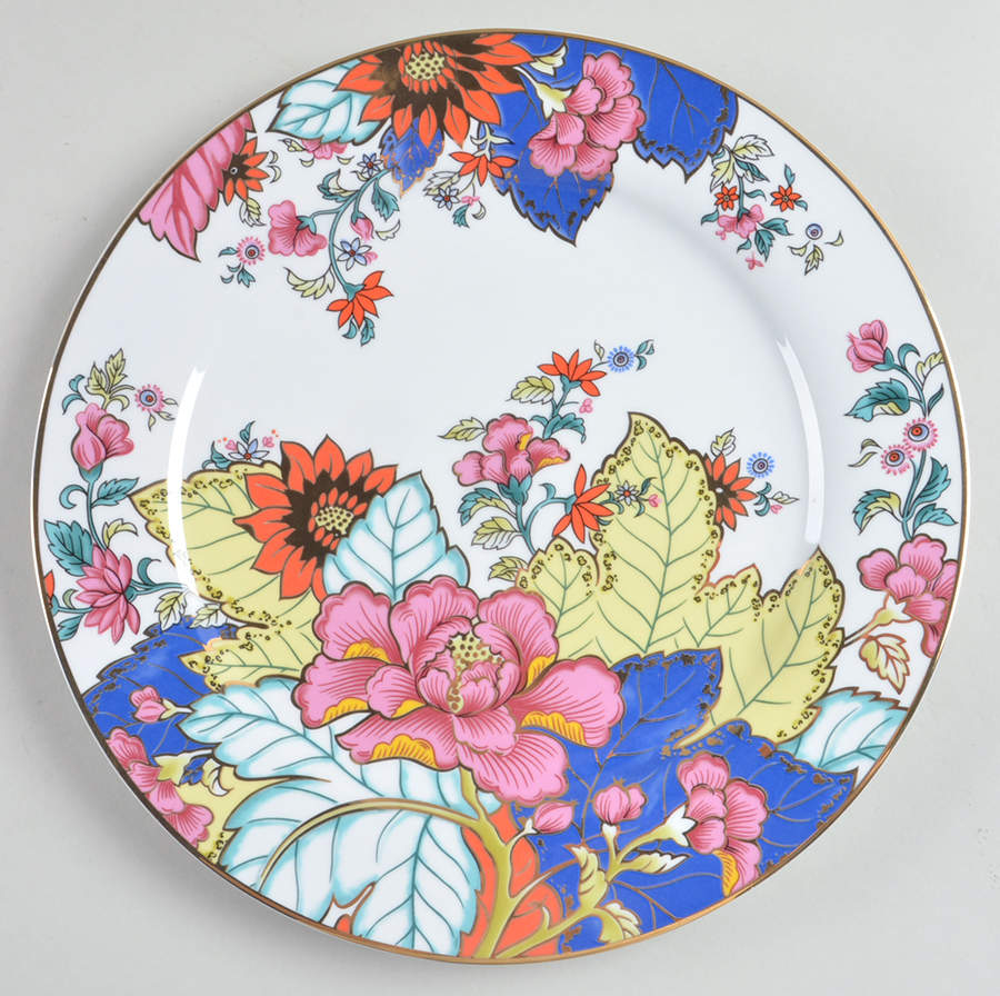 Tobacco Leaf 12" Chop Plate (Round Platter) by Design Guild-1