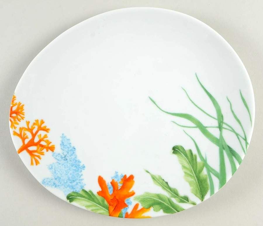 Aquatic Garden Salad/Dessert Plate by Philippe Deshoulieres-1