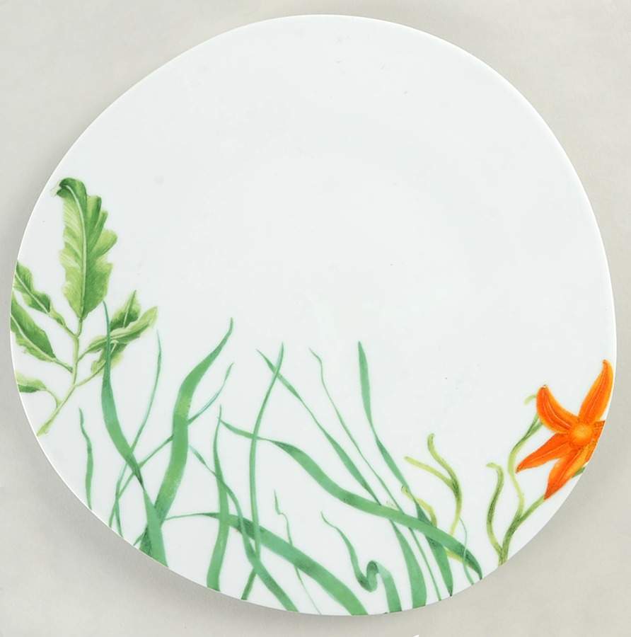 Aquatic Garden Dinner Plate by Philippe Deshoulieres-1
