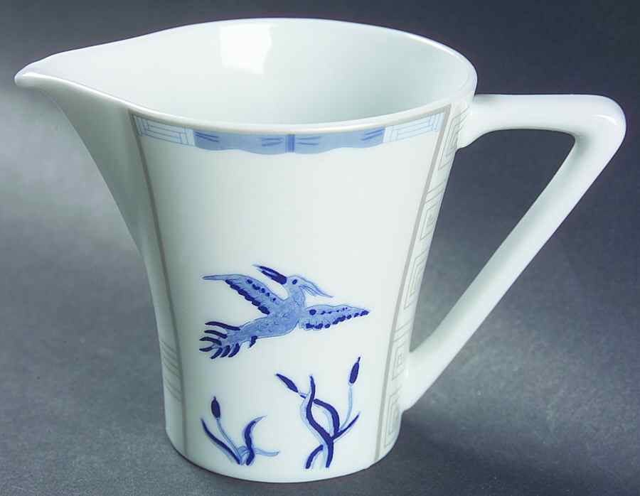Mandarin Blue Creamer by Philippe Deshoulieres-1