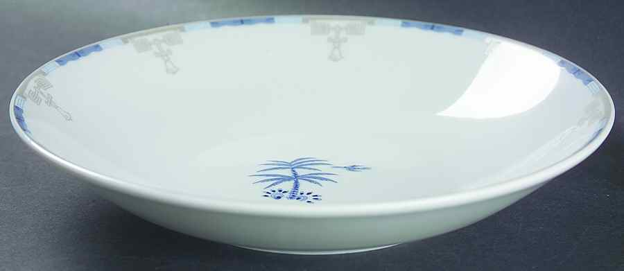 Mandarin Blue Soup/Cereal Bowl by Philippe Deshoulieres-1