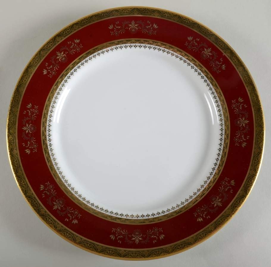Orsay Rouge Dinner Plate by Philippe Deshoulieres-1