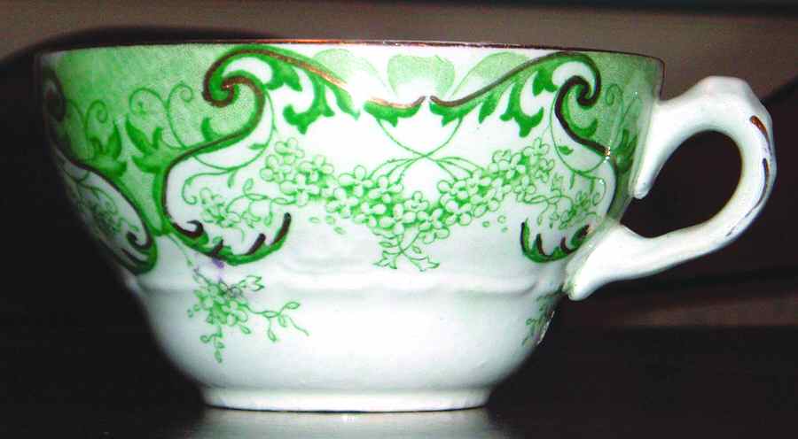 Empire Green Flat Cup by Dudson, Wilcox & Till-1