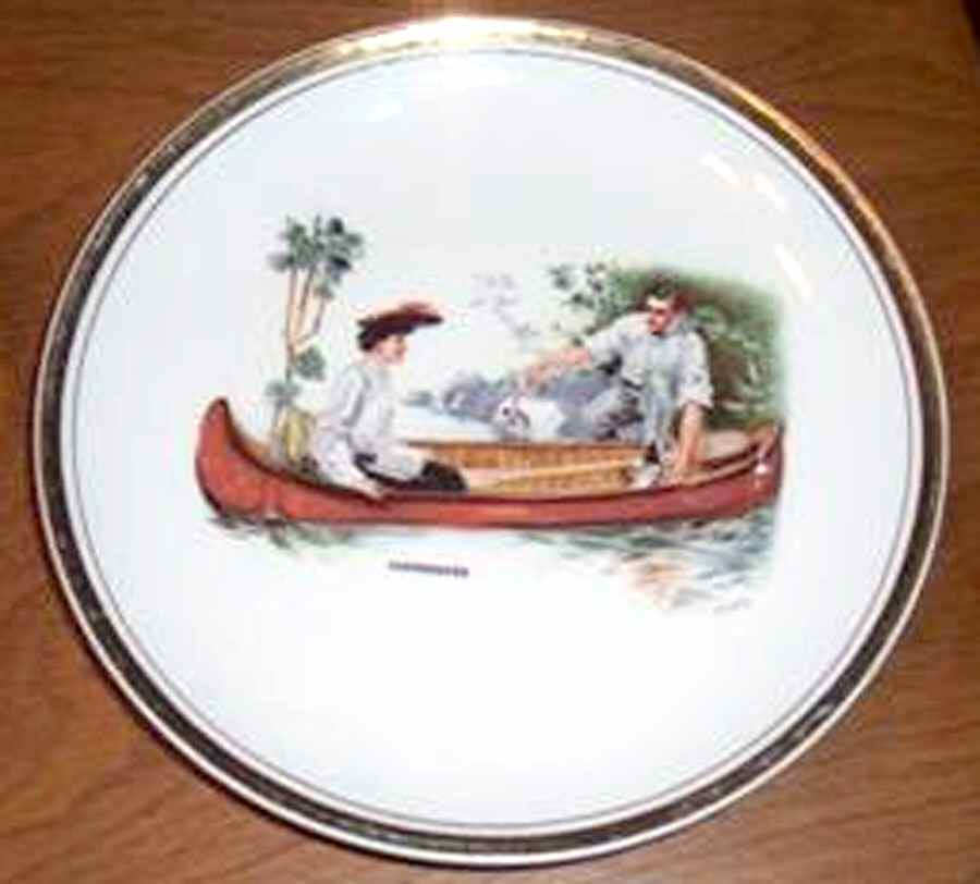 Canoemates Bread & Butter Plate by Dresden (USA)-1