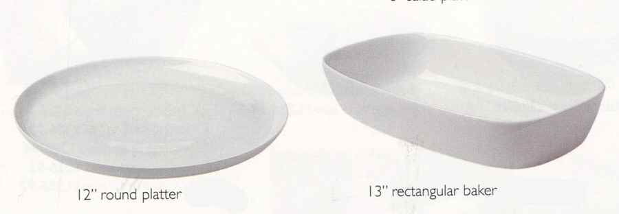 Lina White 12" Chop Plate (Round Platter) by Danica-1