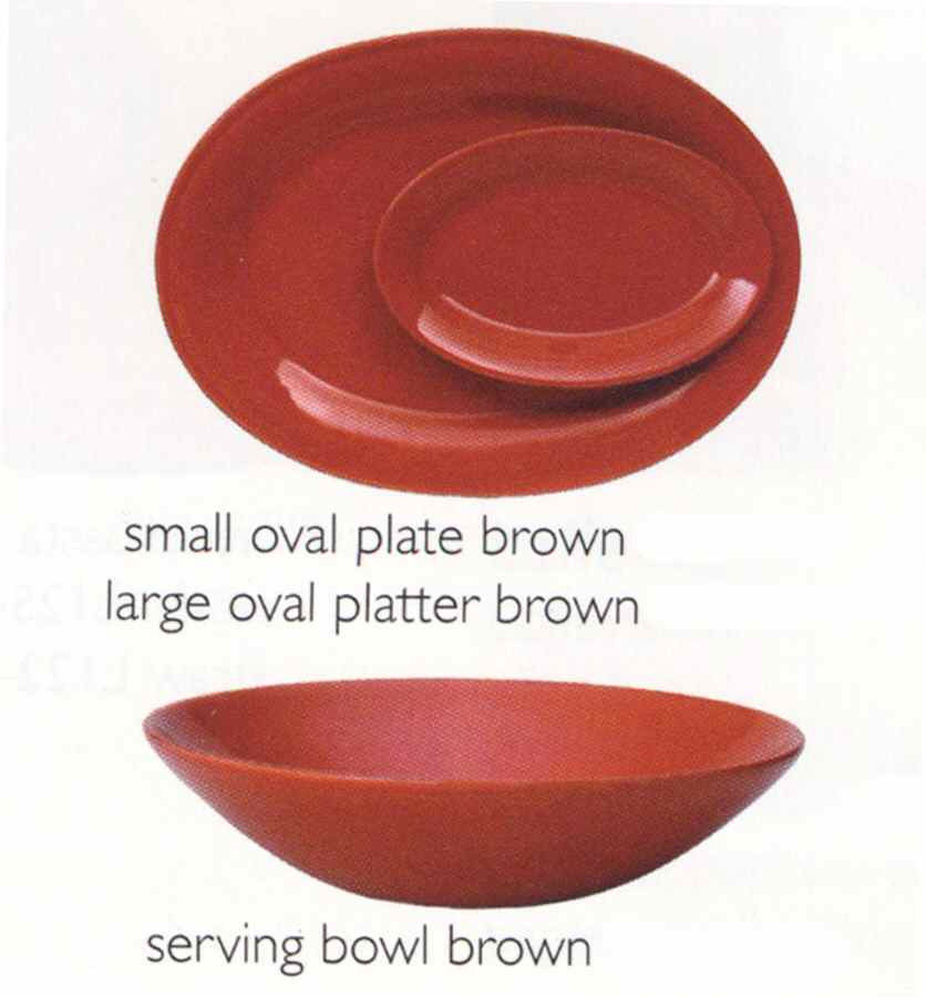 Patina Color Groups Desert (Terra Cottas) 10" Oval Serving Platter by Danica-1