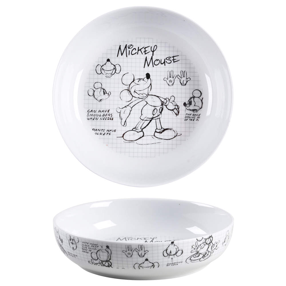 Sketch Book Individual Dinner Bowl by Zrike-1