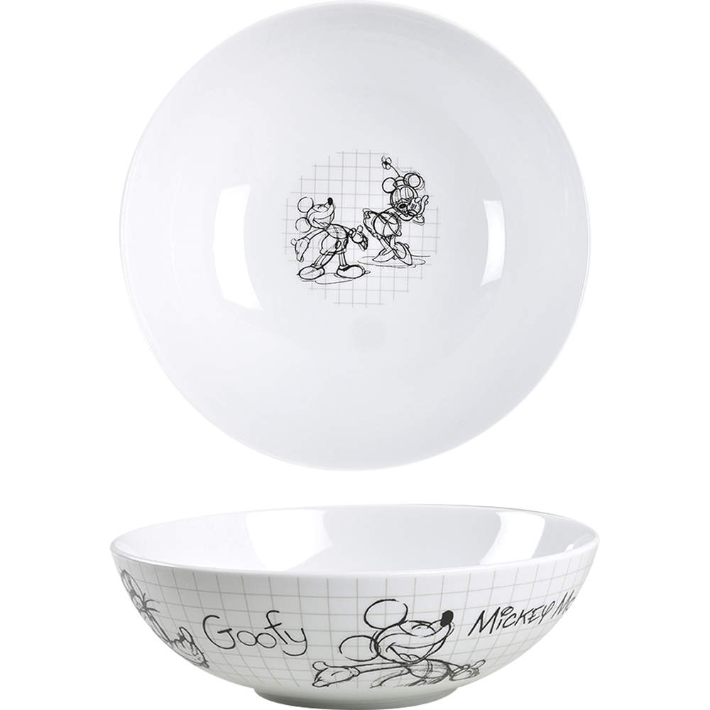Sketch Book 9" Salad Serving Bowl by Zrike-1