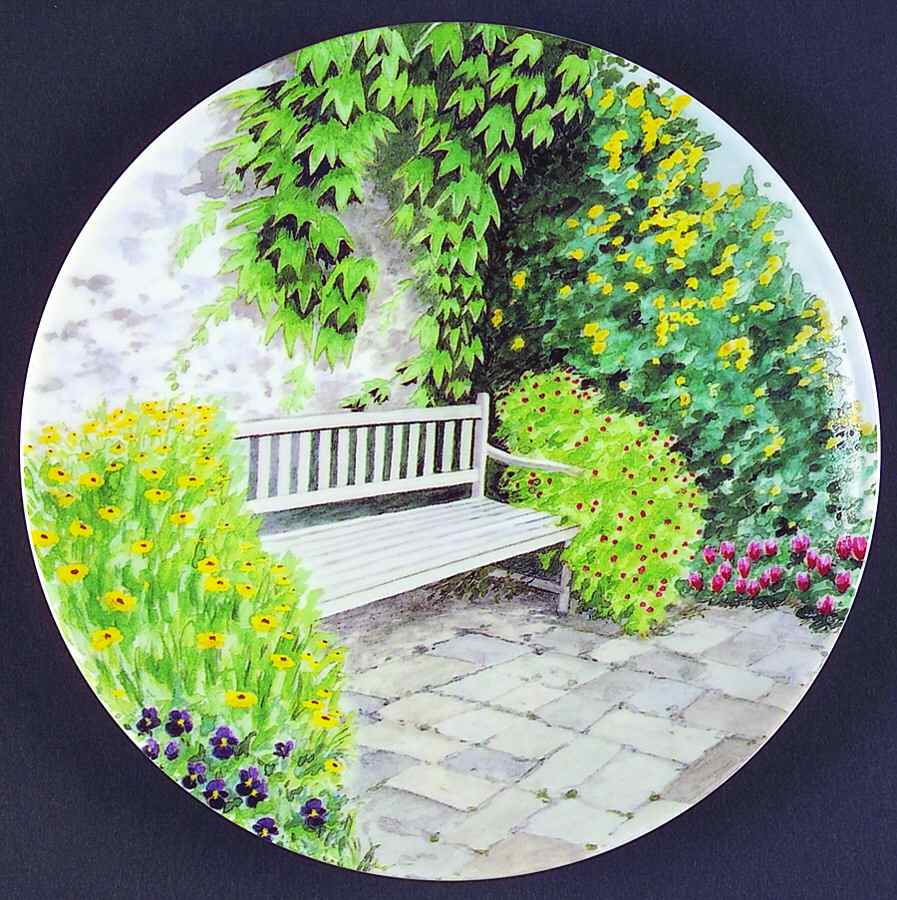 Jardins Salad/Dessert Plate by Philippe Deshoulieres-1