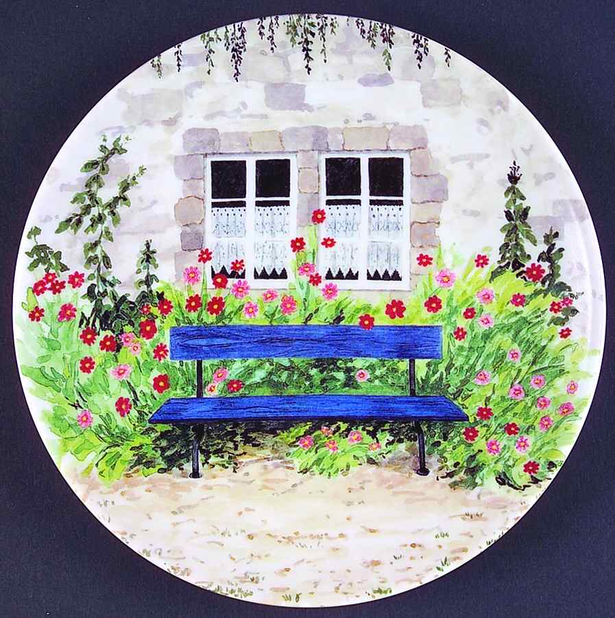 Jardins Salad/Dessert Plate by Philippe Deshoulieres-1