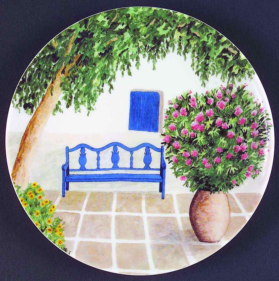 Jardins Salad/Dessert Plate by Philippe Deshoulieres-1