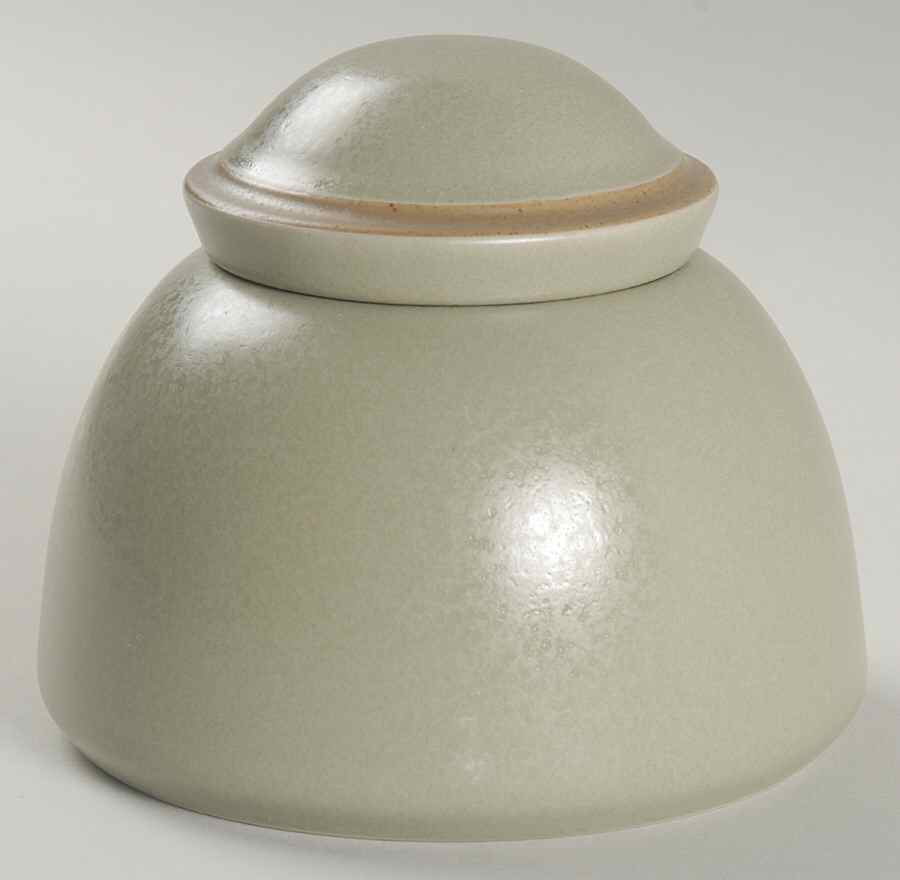 Santiago Square Green Sugar Bowl & Lid by Dansk-1