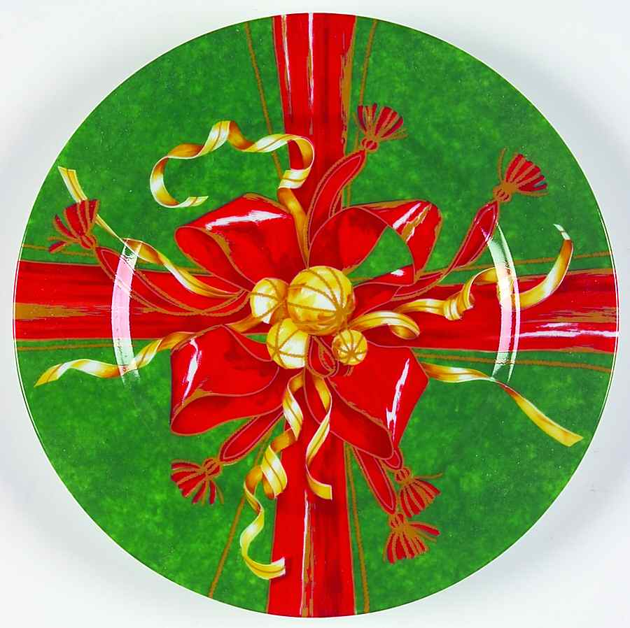 Ruban Rouge Dessert/Pie Plate by Philippe Deshoulieres-1
