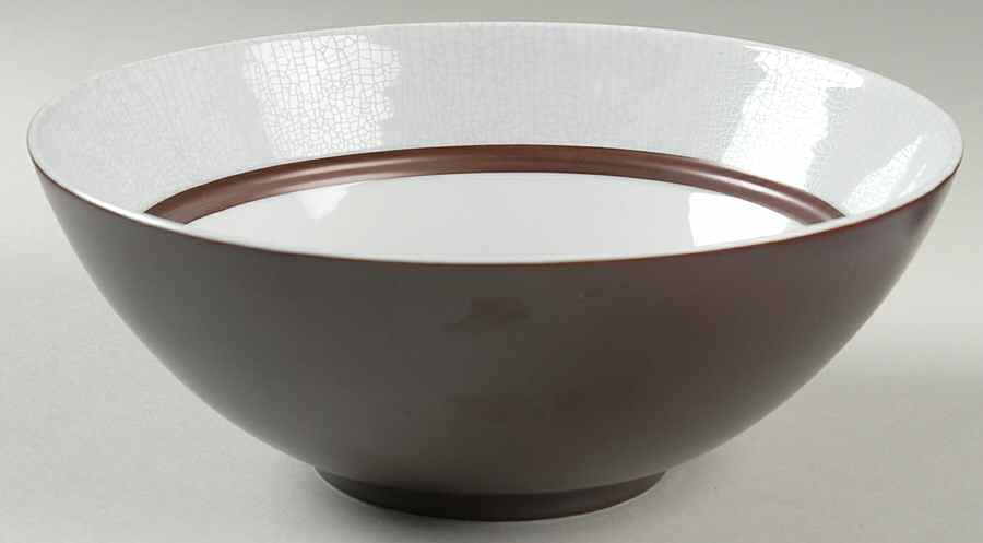 Mettalise Bronze 9" Round Vegetable Bowl by Dansk-1