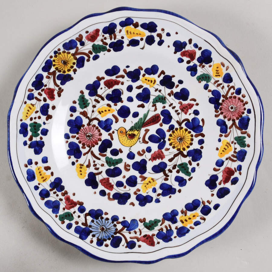 Arabesco Salad Plate by Deruta (Italy)-1