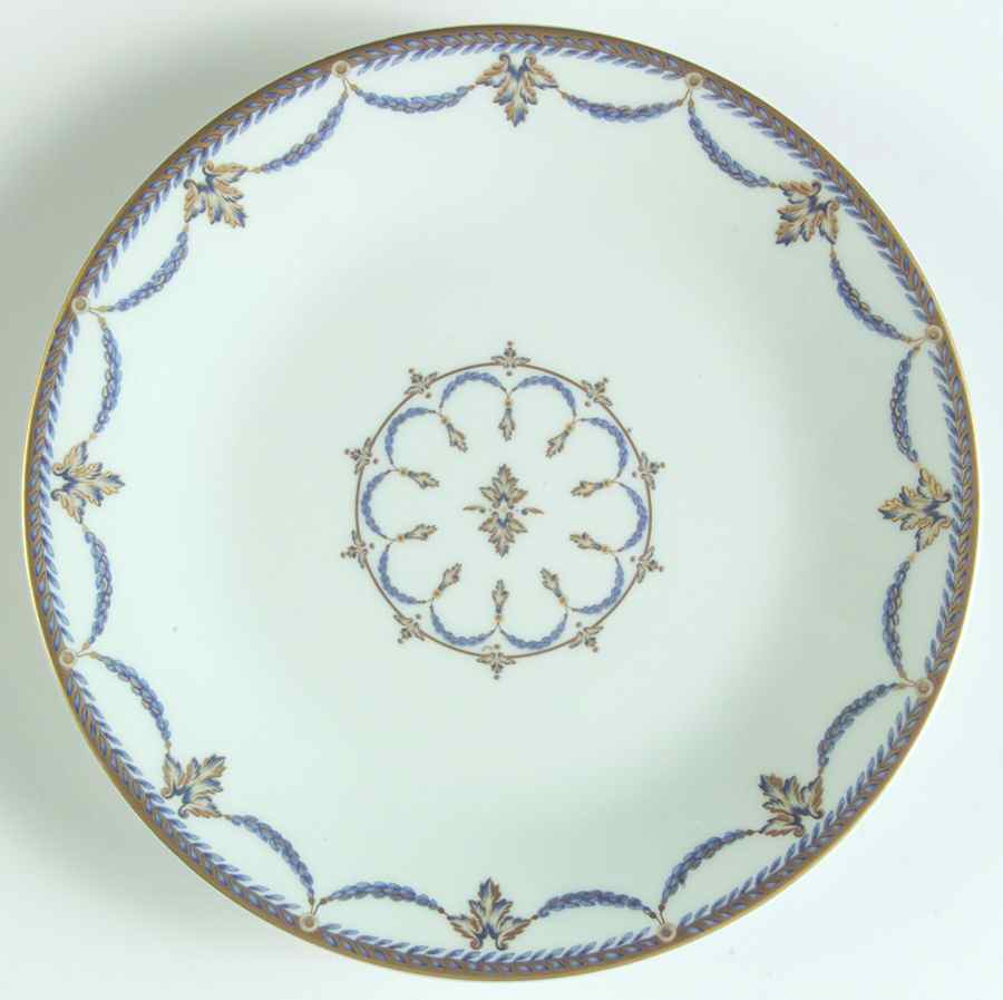 Sully Blue Bread & Butter Plate by Philippe Deshoulieres-1