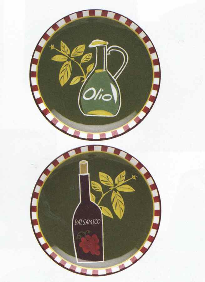 Balsamico Salad/Dessert Plate by Danica-1