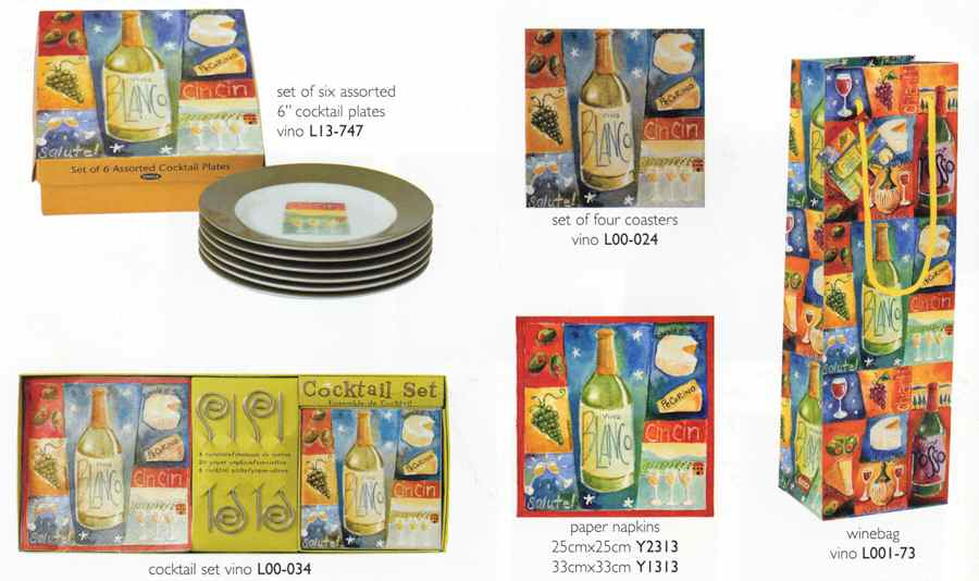 Vino Collection Package of Paper Luncheon Napkins by Danica-1