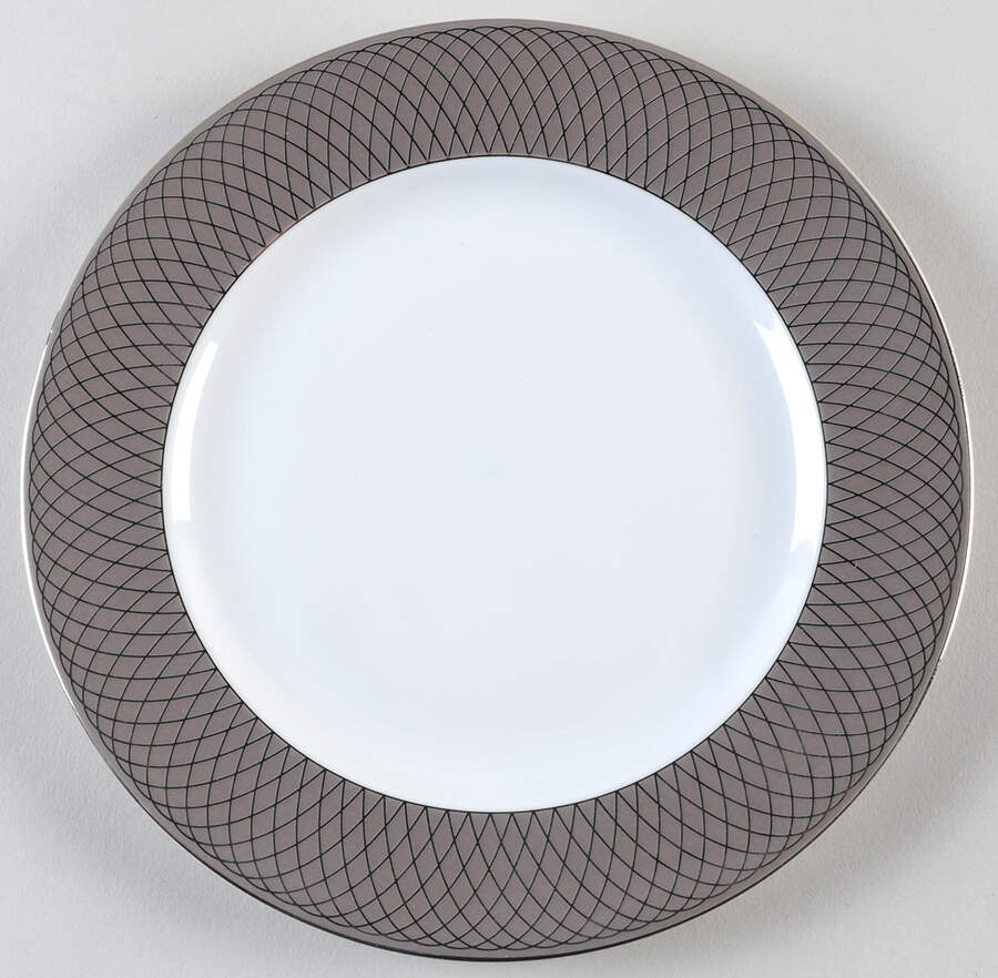 Margot Grey Salad/Dessert Plate by Philippe Deshoulieres-1