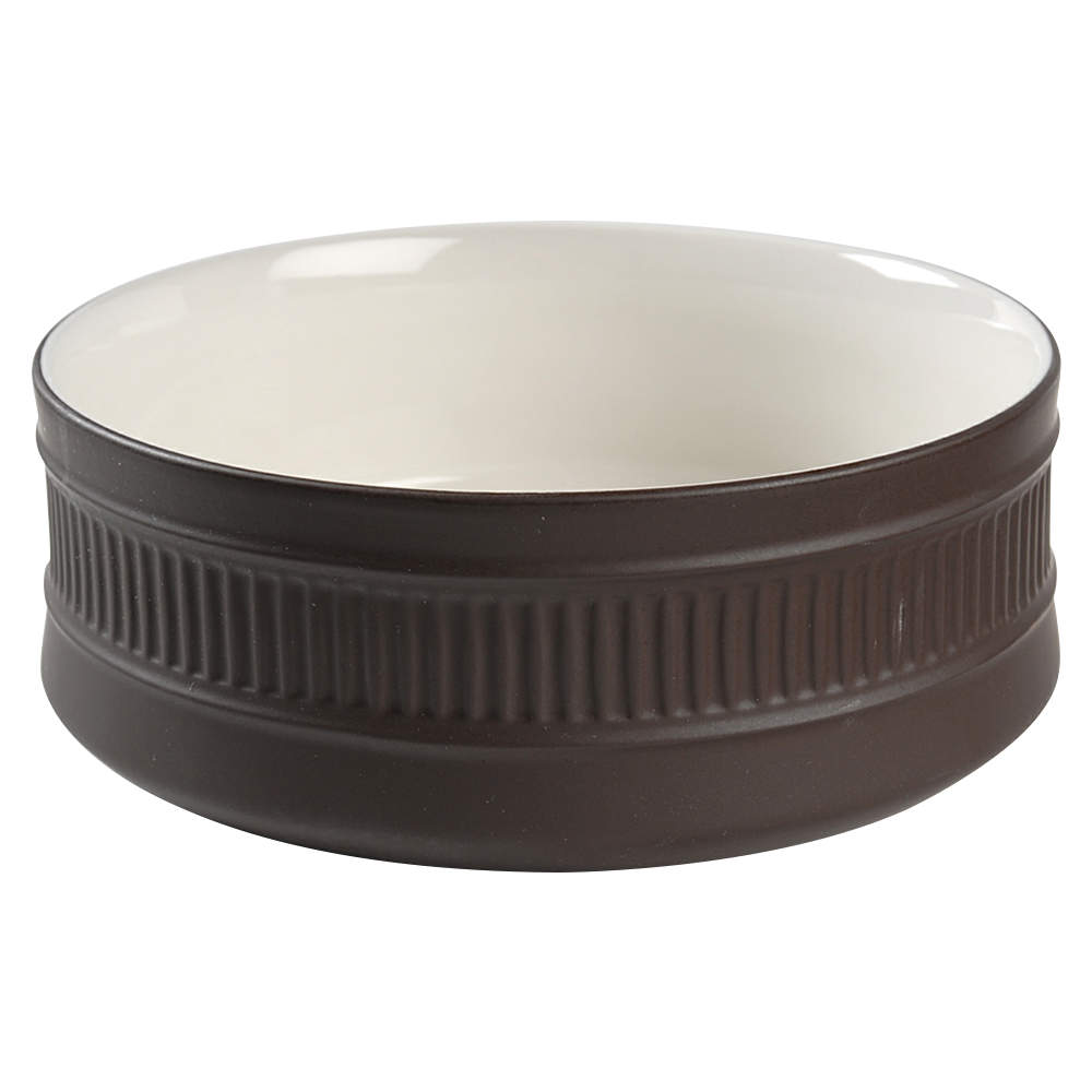 Flamestone Brown (Newer) 8" Round Vegetable Bowl by Dansk-1