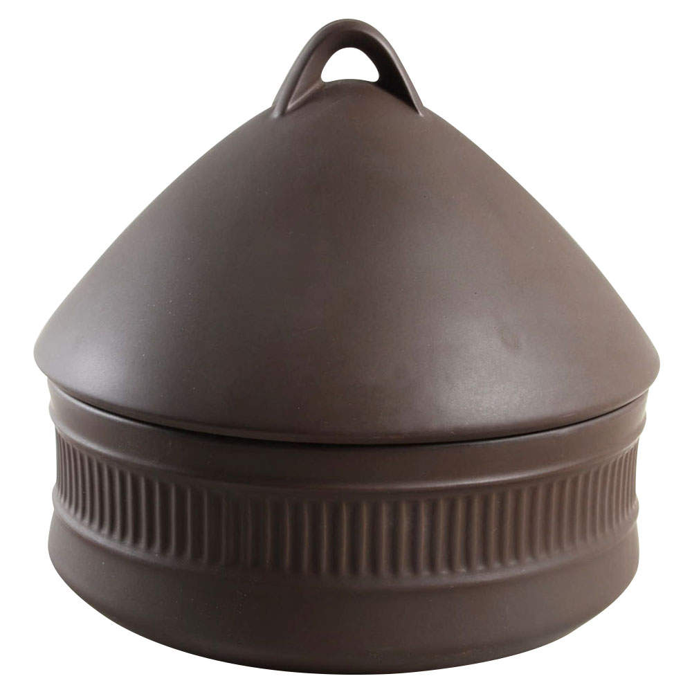 Flamestone Brown (Newer) 2 Qt Round Covered Casserole by Dansk-1