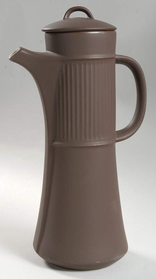 Flamestone Brown (Newer) Tea/Coffee Pot & Lid by Dansk-1