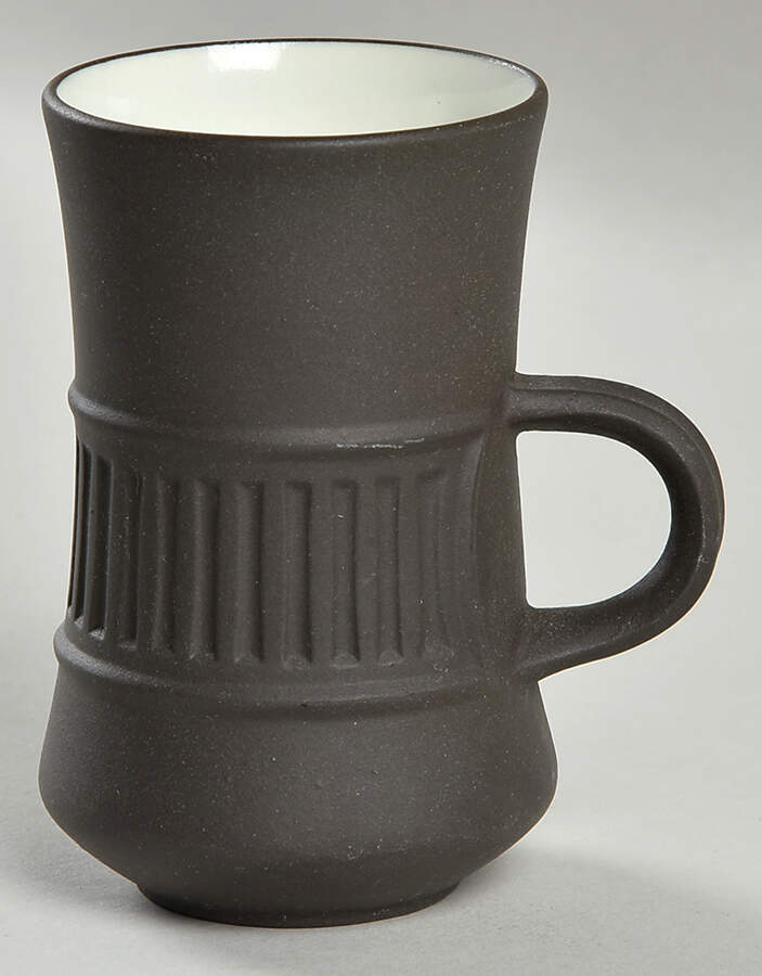 Flamestone Brown (Newer) Flat Demitasse Cup by Dansk-1
