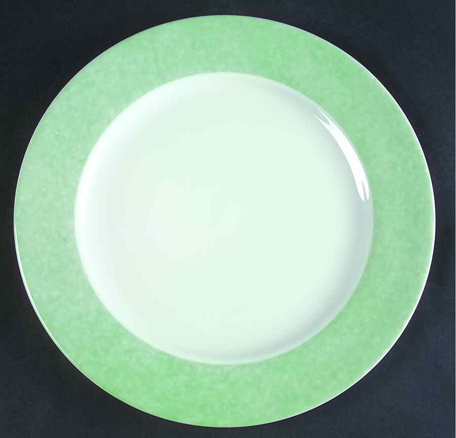 Indienne Jade Service Plate (Charger) by Philippe Deshoulieres-1