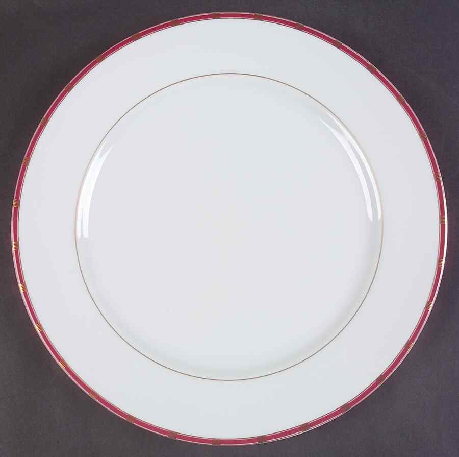 Zenith Red Service Plate (Charger) by Philippe Deshoulieres-1