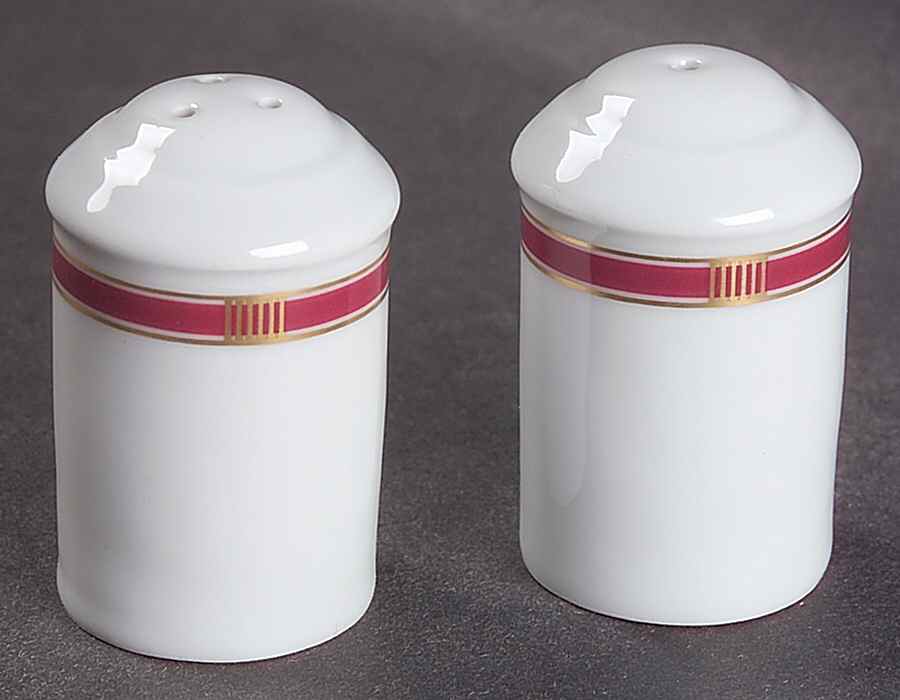 Zenith Red Salt & Pepper Set by Philippe Deshoulieres-1