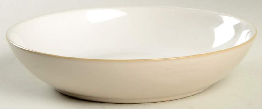Natural Pearl 8" Individual Pasta Bowl by Denby-Langley-1