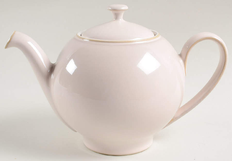Natural Pearl Teapot & Lid by Denby-Langley-1