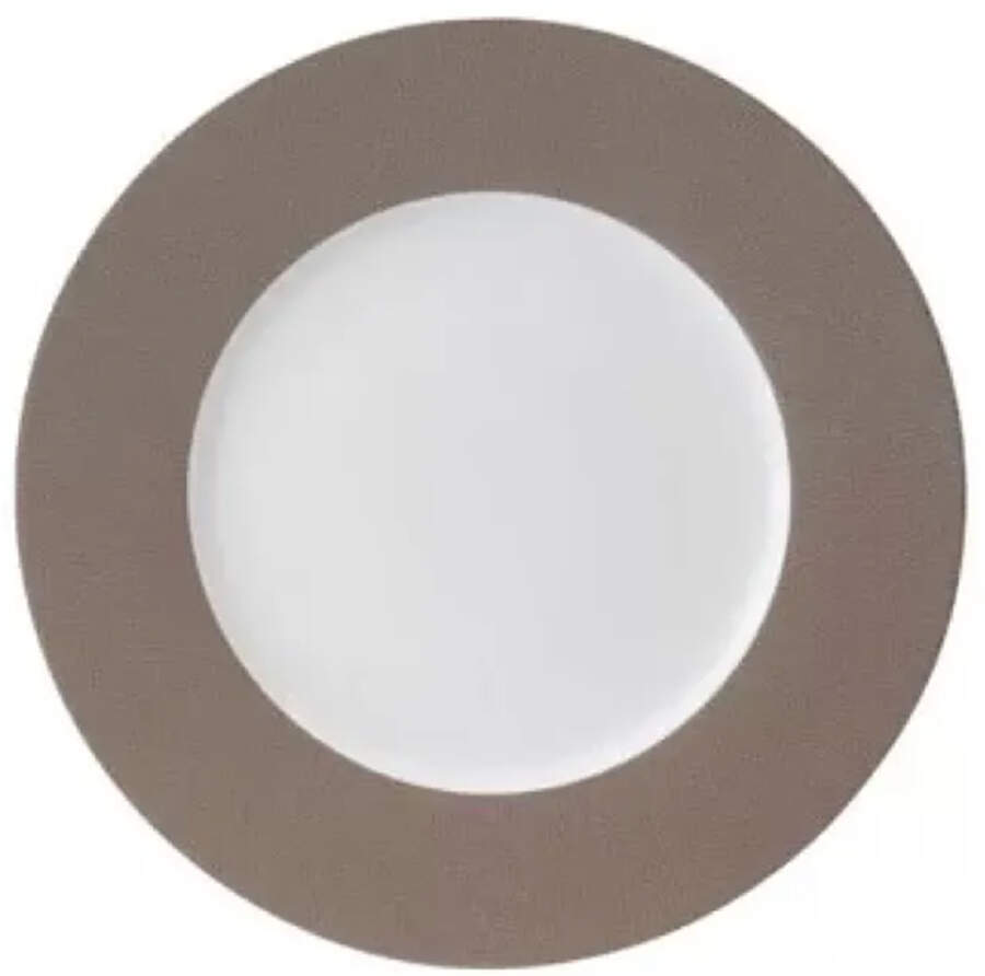 Seychelles Taupe Salad/Dessert Plate by Philippe Deshoulieres-1