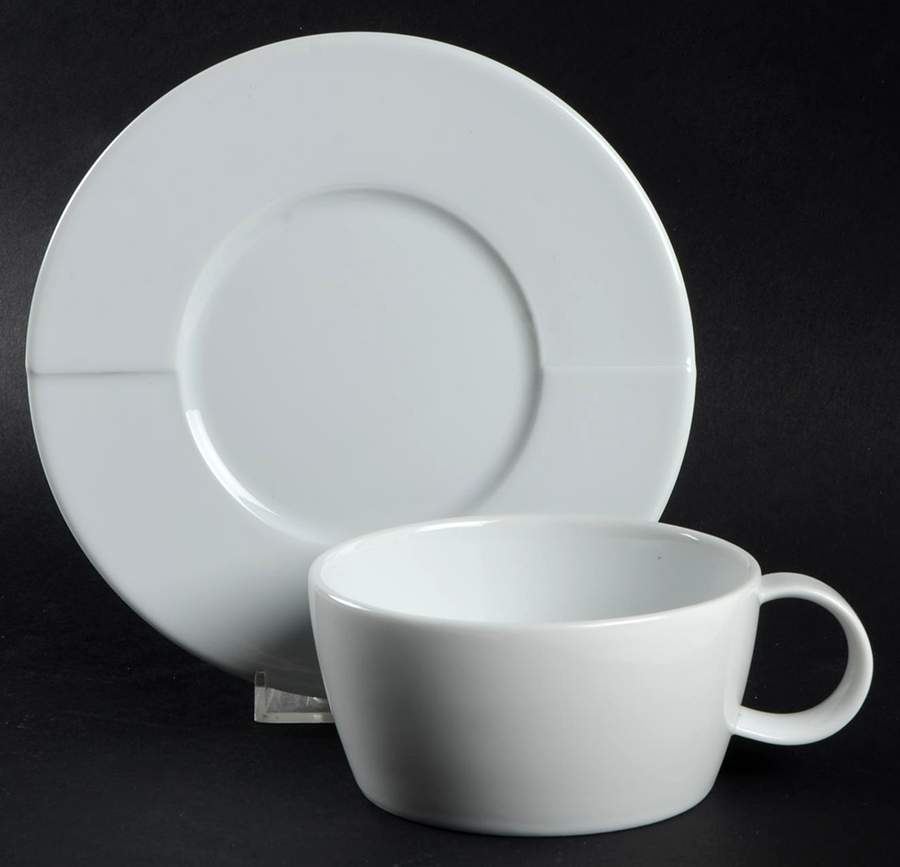 James Martin Dine Flat Cup & Saucer Set by Denby-Langley-1