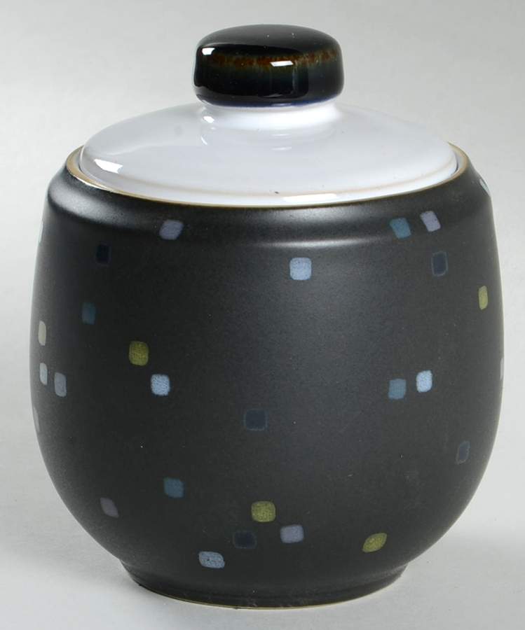 Jet Skyline Sugar Bowl & Lid by Denby-Langley-1